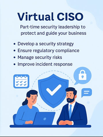 Virtual CISO (vCISO) — Enterprise-Level Security, Without the Enterprise Cost
